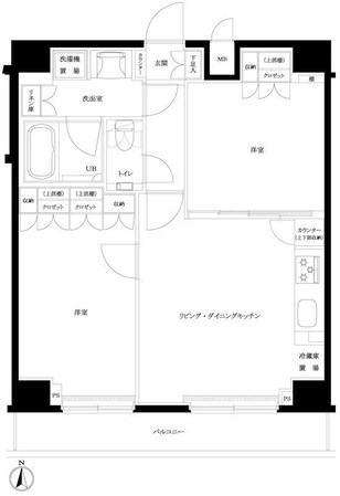 ルーブル東武練馬弐番館の物件間取画像